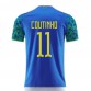 Brasil 2023/2024 Philippe Coutinho 11 Borte Landslagsdrakt Kortermet